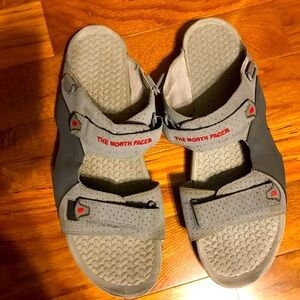 Men’s size 14 slip on sandals. the north face. Pre worn, plenty of tread left.